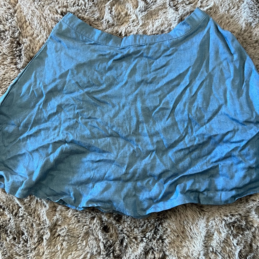 NWT Lulu’s Accompany Me Blue Chambray Two-Piece Dress - Picture 14 of 16